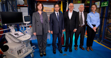 Colombia recibió donación de 101 equipos biomédicos del gobierno de Japón